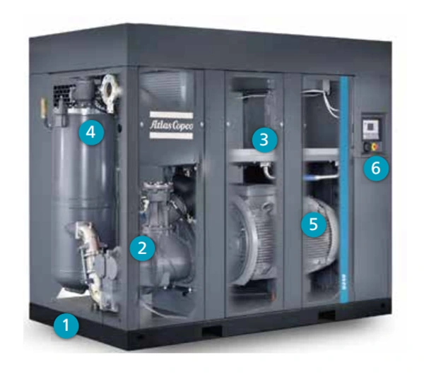 ​So entfernen Sie die Fehleranzeige an einem Schraubenkompressor